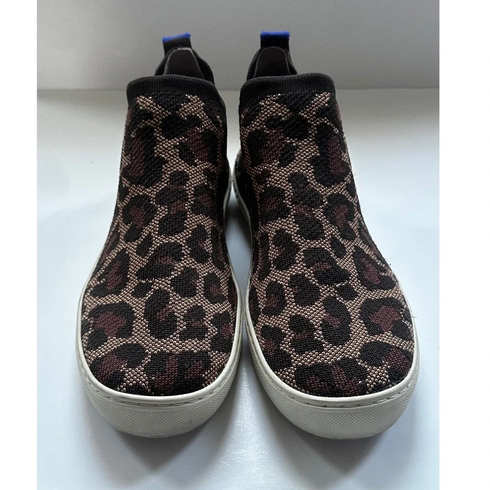 Rothy's The Point Leopard Print Flats Women's Size 9.5 Slip On‎ Shoes